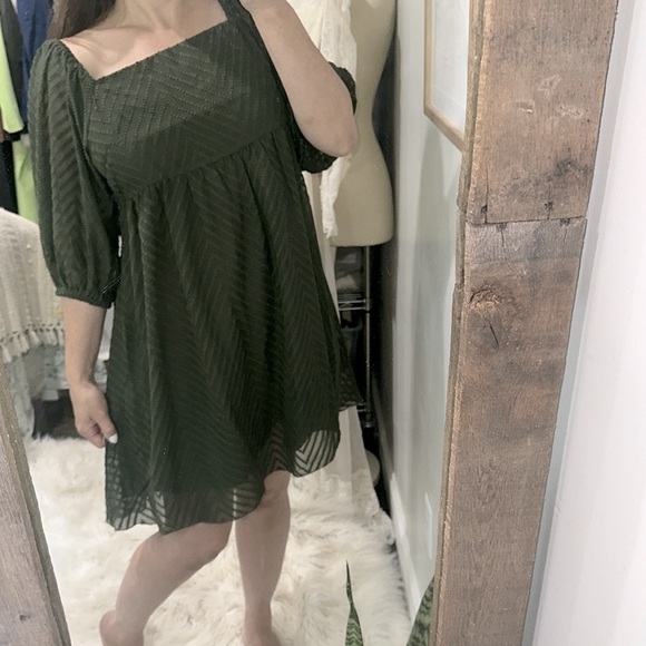 Boho Green Women's Dress size large new with tags - Picture 1 of 6